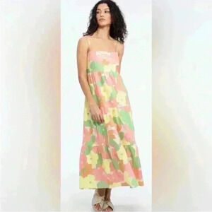 Social Standard by Sanctuary Women's smocked back Floral Maxi Dress XX-Large